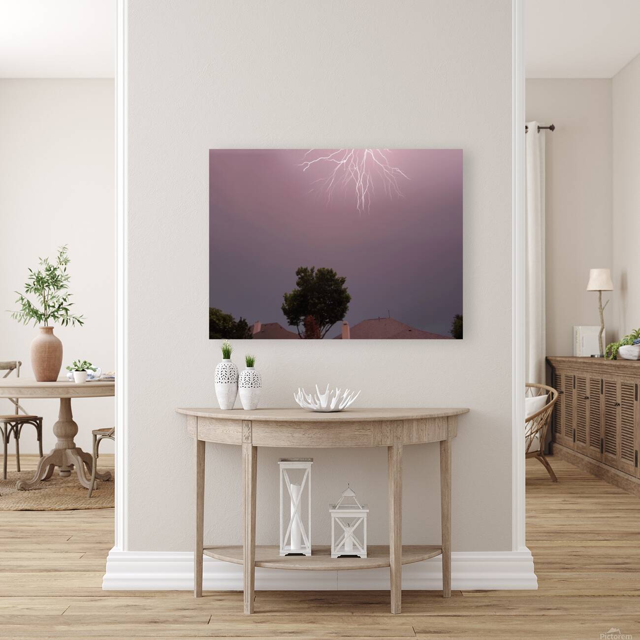 Stormy Texas Night Reproduction