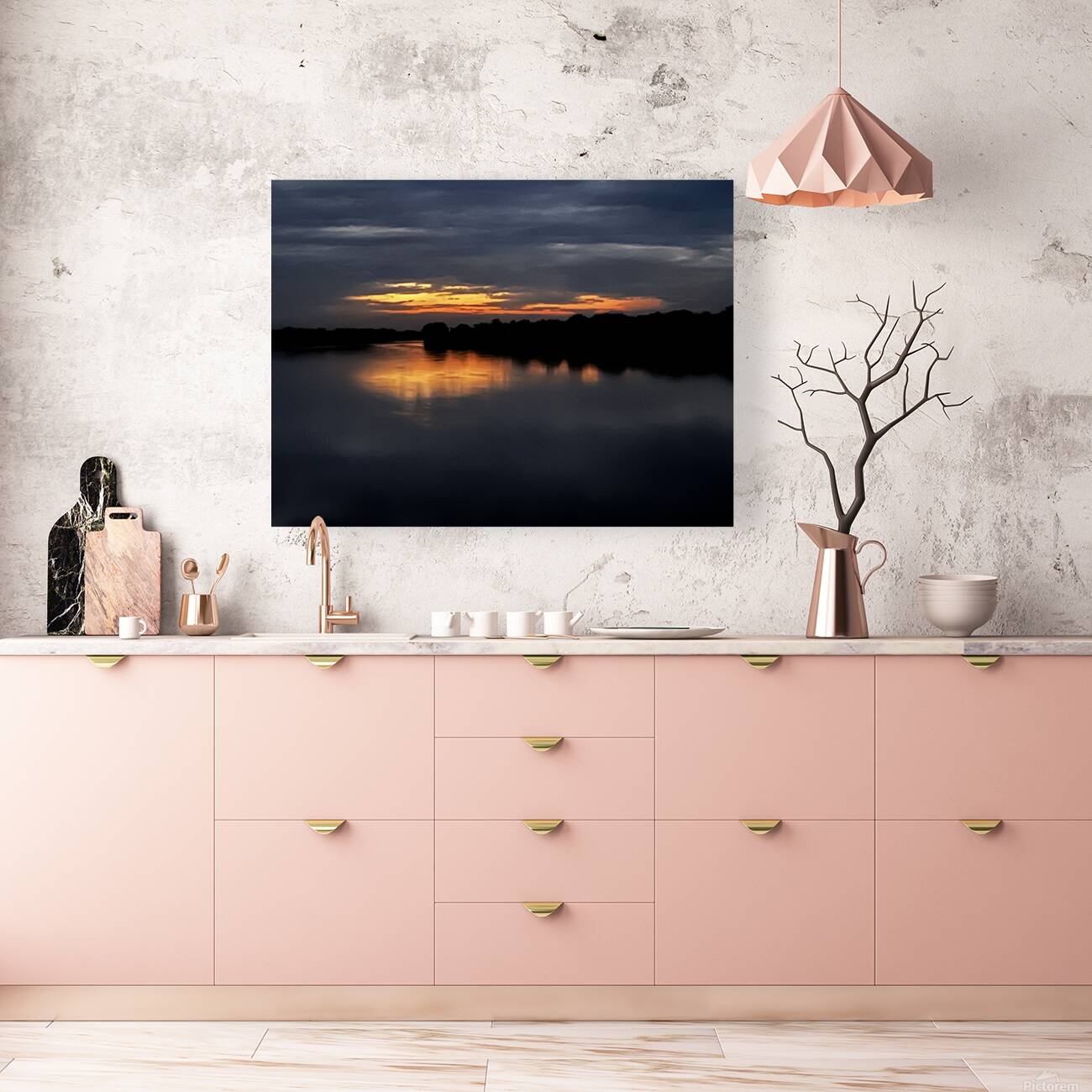 Evening in the Amazon Reproduction