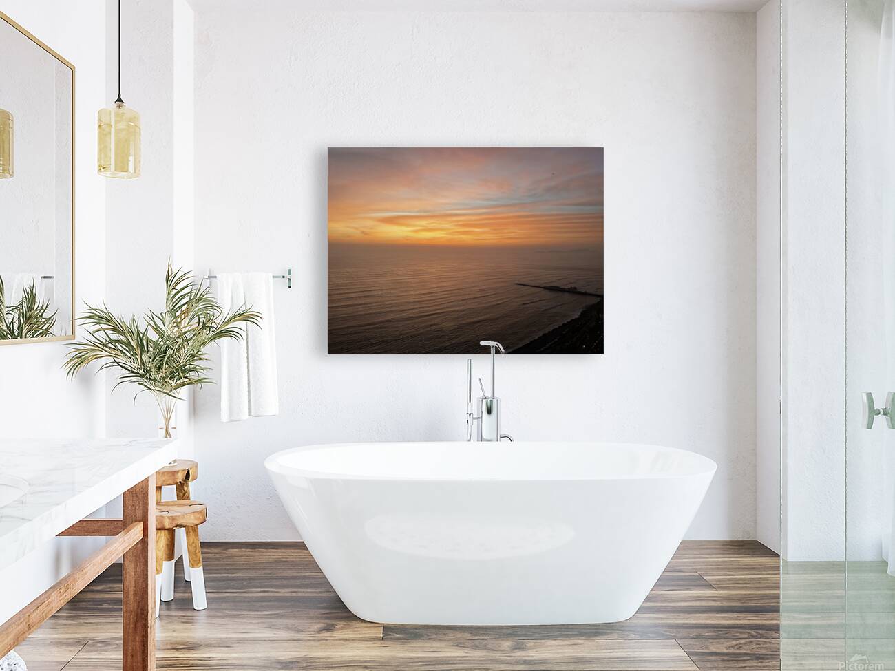 Sunset in Lima Reproduction