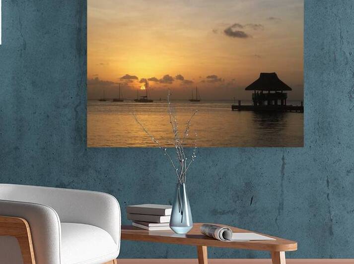 Isla Mujeres Sunset Reproduction