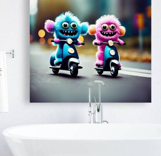 Monsterville Monsters: Scooters  1 by Designer Becky