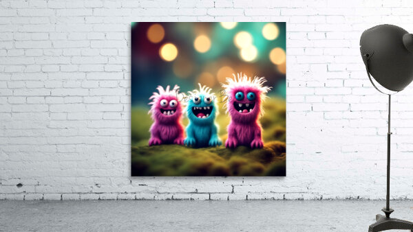 Monsterville Monsters: Friends  1 Wall Preview