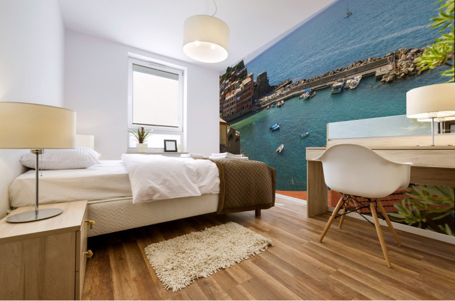 vernazza panorama 2 Mural print