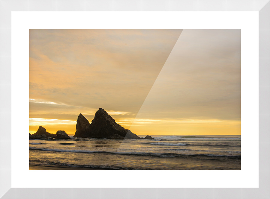 Topocalma Point Break Picture Frame print