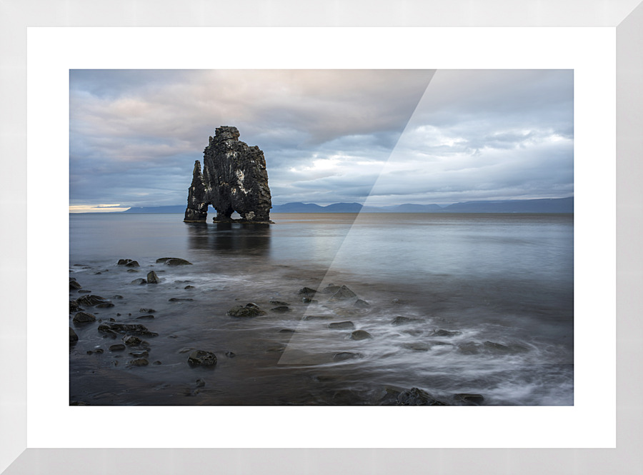hvitserkur Picture Frame print