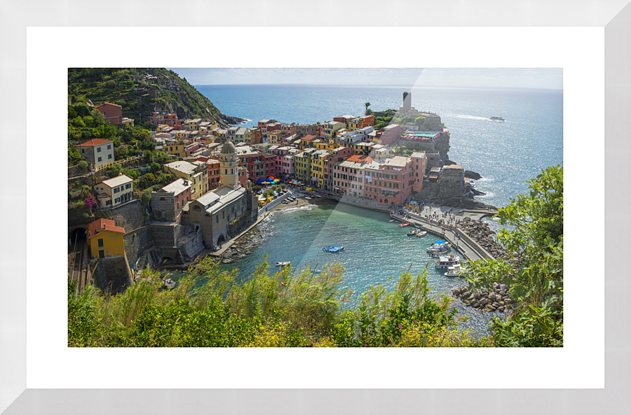 vernazza panorama Picture Frame print