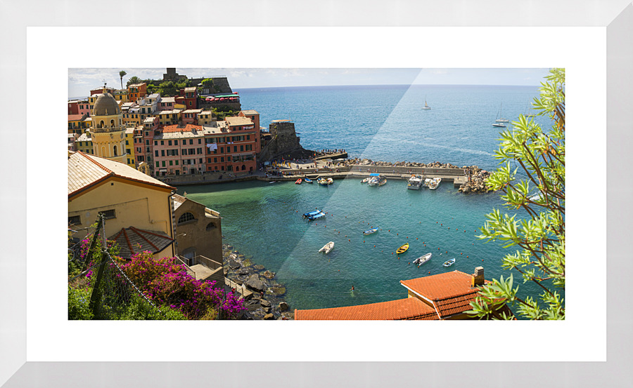 vernazza panorama 2 Picture Frame print