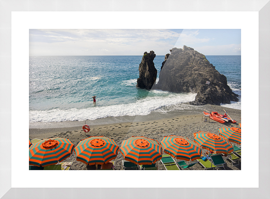 red bikini monterroso Picture Frame print