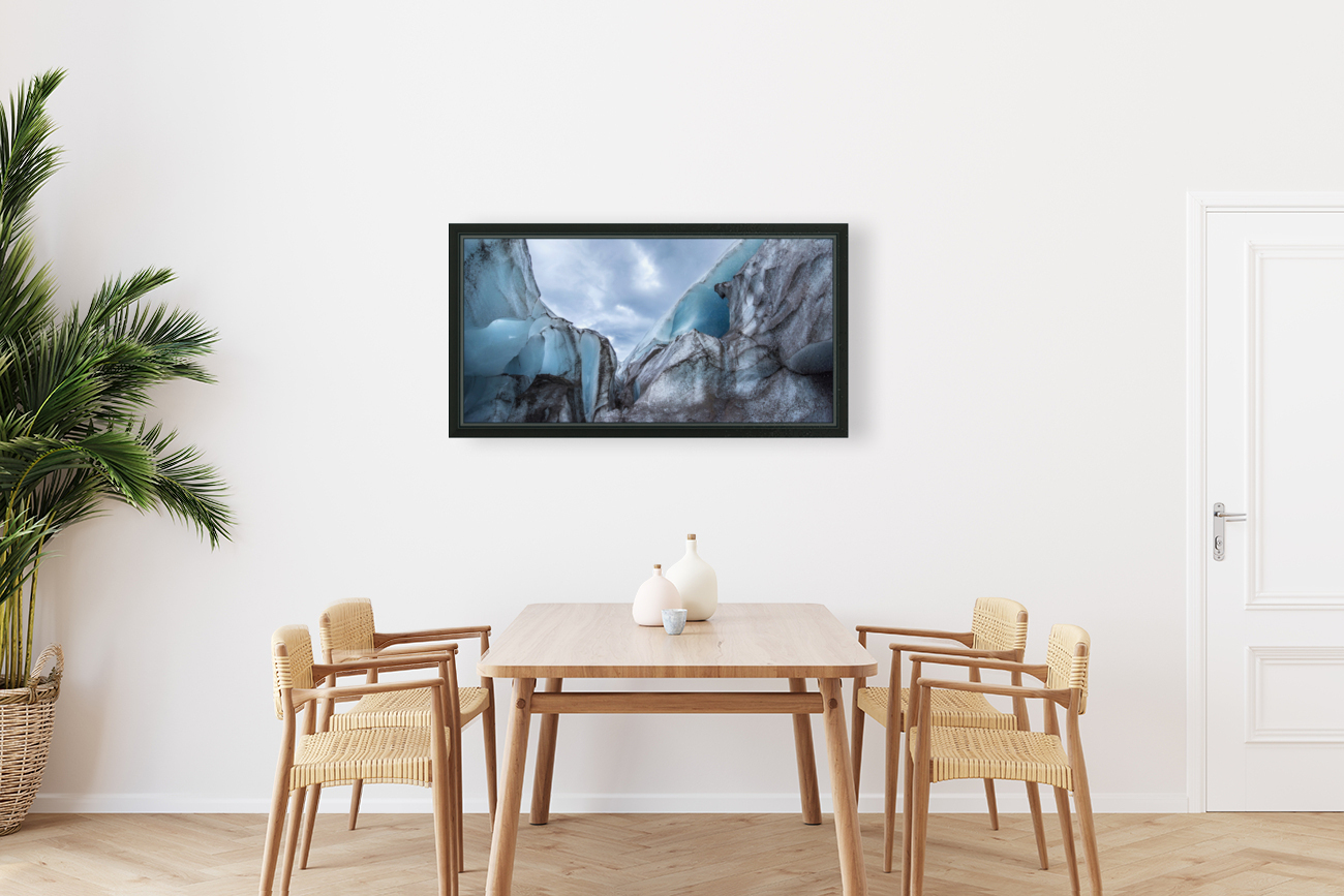 glacier ice Reproduction