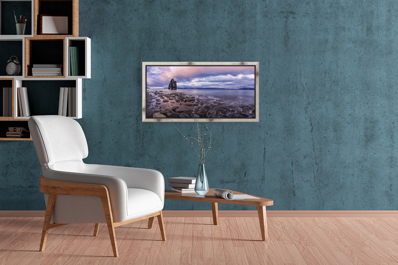 hvitserkur panorama Reproduction
