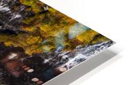Hraunfossar aerial pano HD Metal print