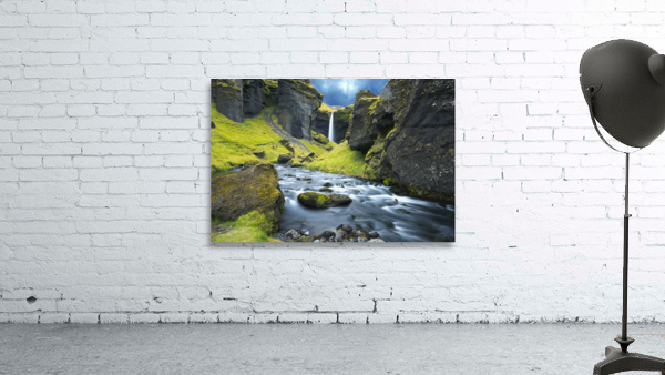kvernufoss river Wall Preview