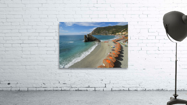 monterroso beach umbrellas Wall Preview
