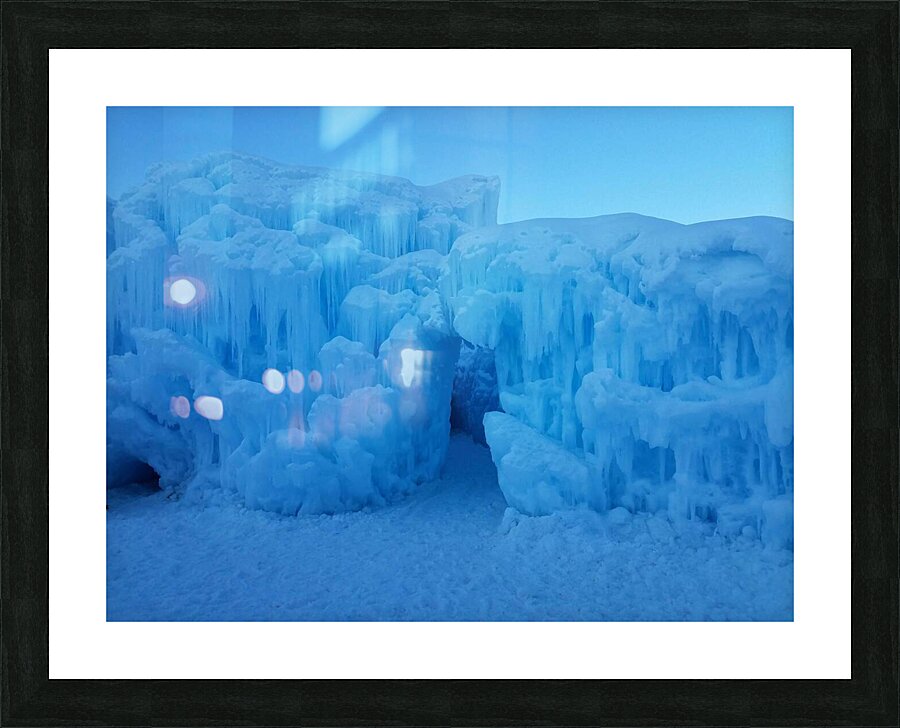 Ice Caves 5 Picture Frame print