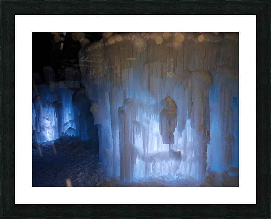 Ice Caves 2 Picture Frame print