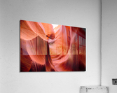 Red Waves Acrylic Print