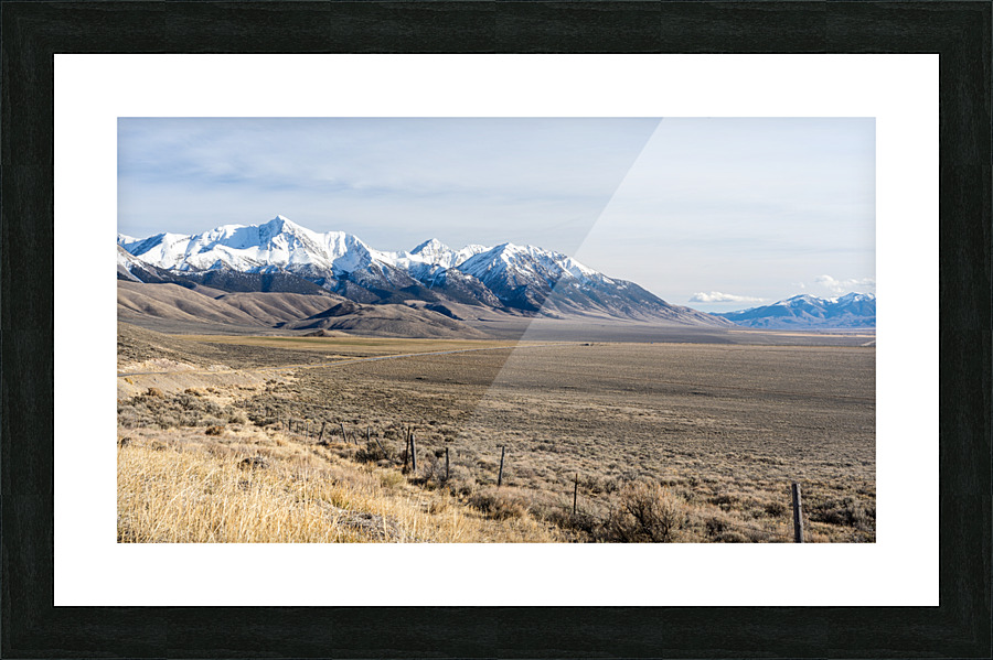 Snow Caps Slow Claps Picture Frame print