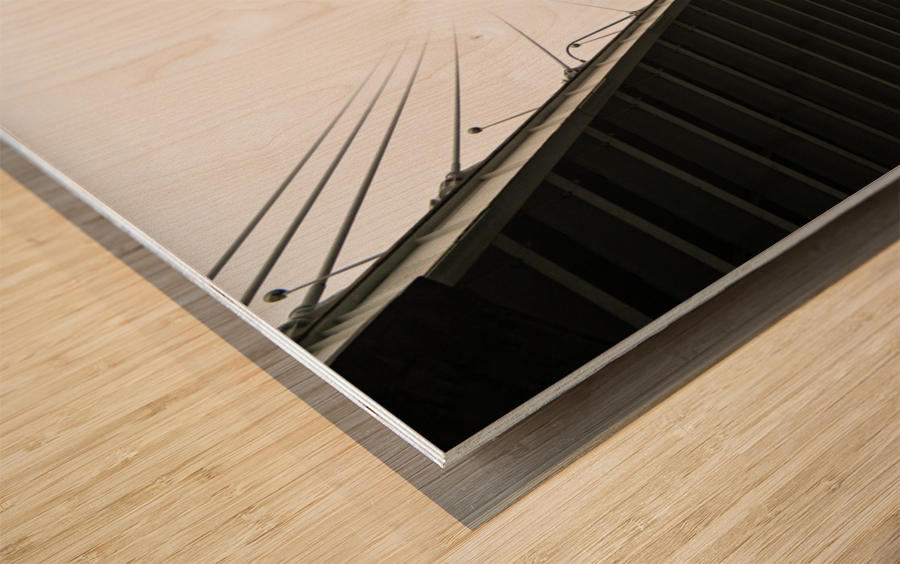 Bridge to Nowhere Wood print