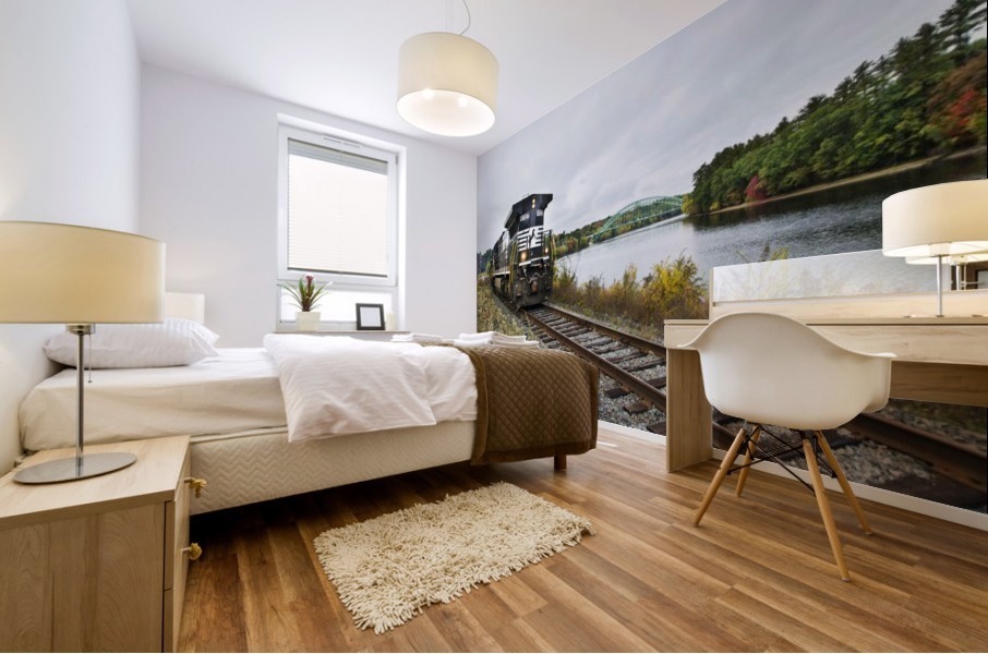 8727 Heading South   Mural print