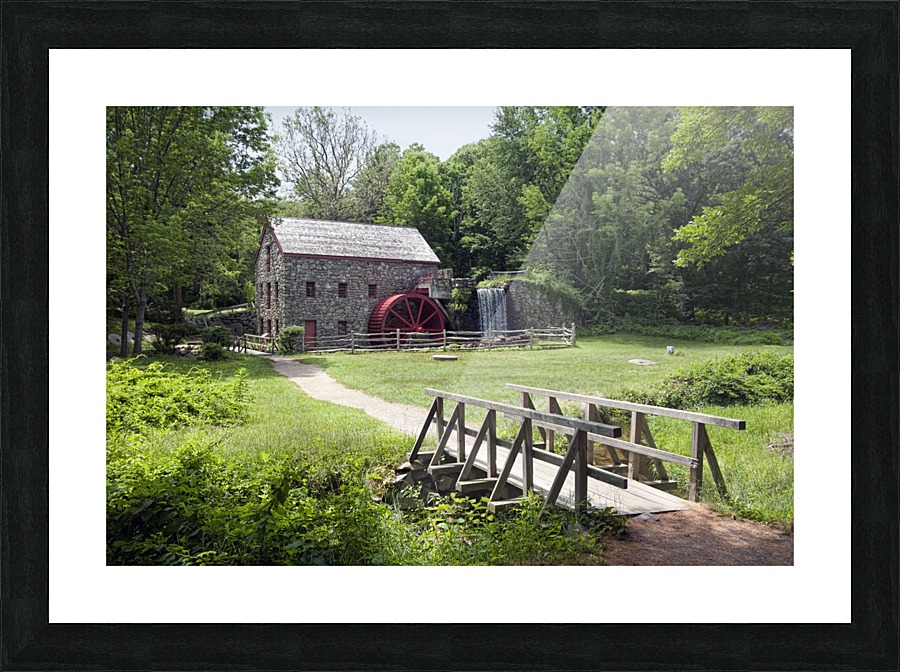 The Grist Mill  Picture Frame print