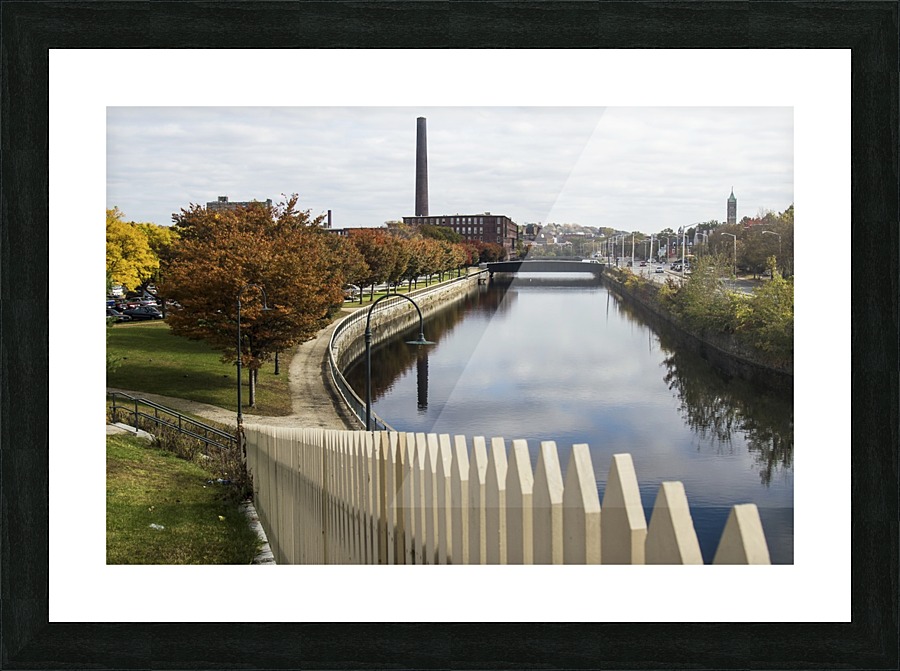 Canal View Picture Frame print