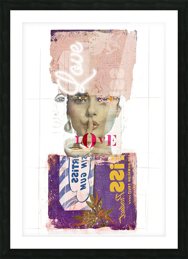 LoveIs.30x22 Picture Frame print