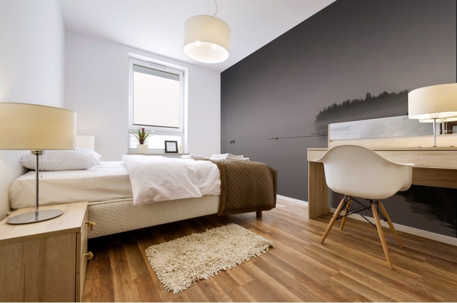 Foggy Evening Mural print