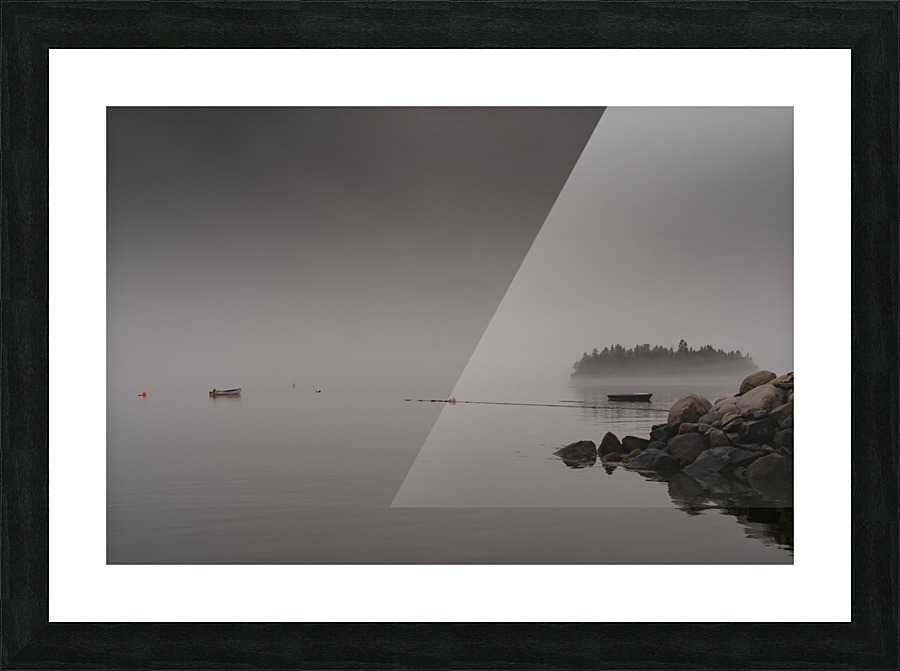 Foggy Evening Picture Frame print