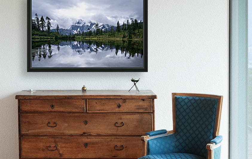 Mt Shuksan - A rainy day by Peter Litvak