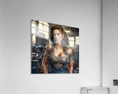 The Lady Mechanic Acrylic Print