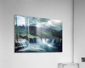 Fantasy Waterfalls Acrylic Print