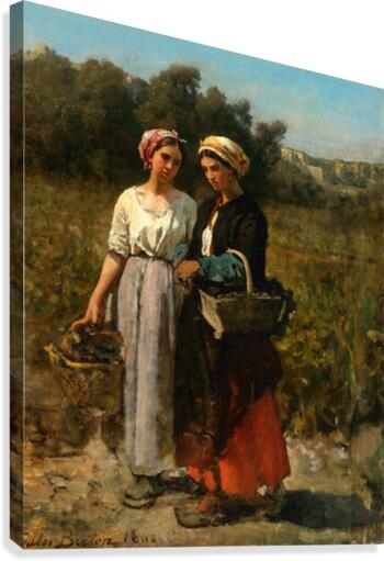 Peasants Returning From The Fields_OSG Canvas Print