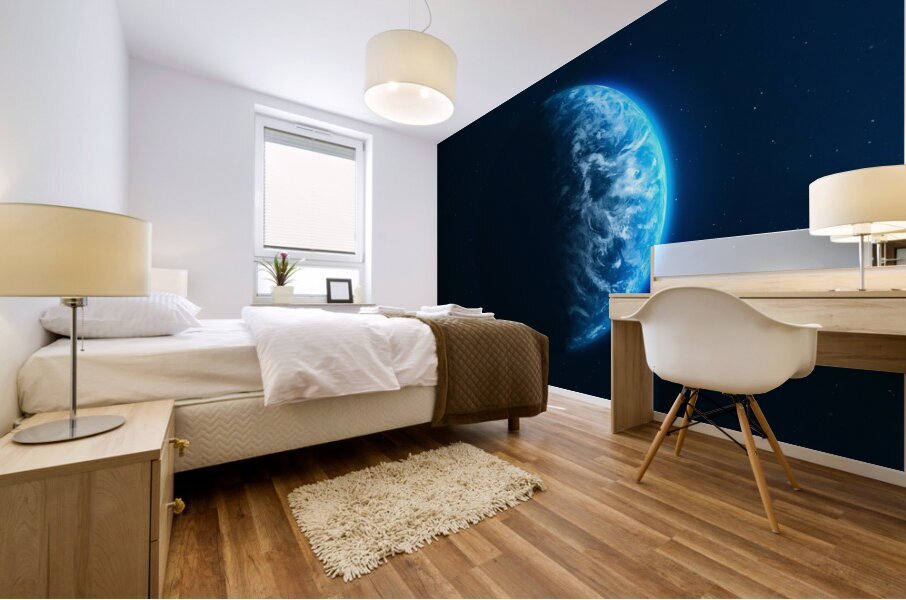 Darkside Of The Earth Mural print