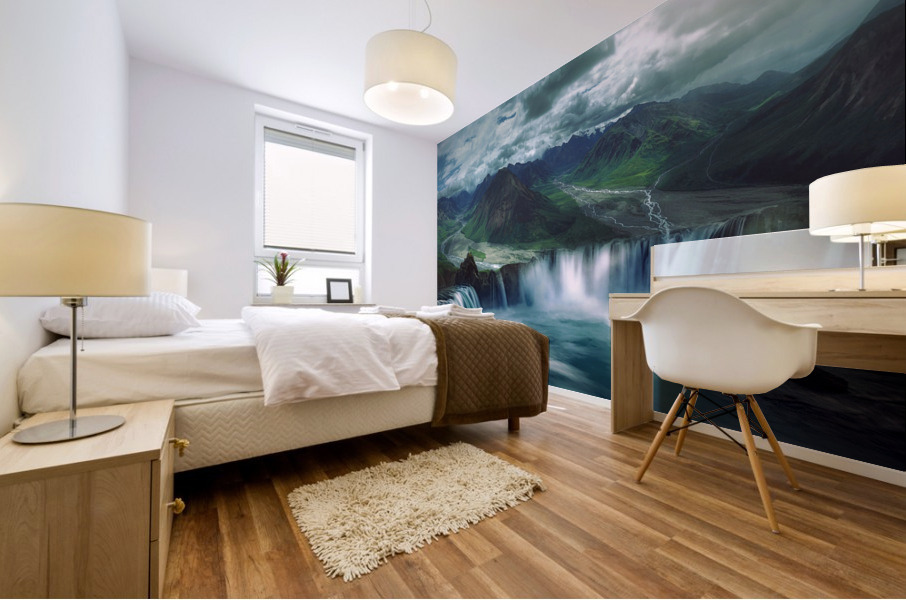 Fantasy Waterfalls Mural print
