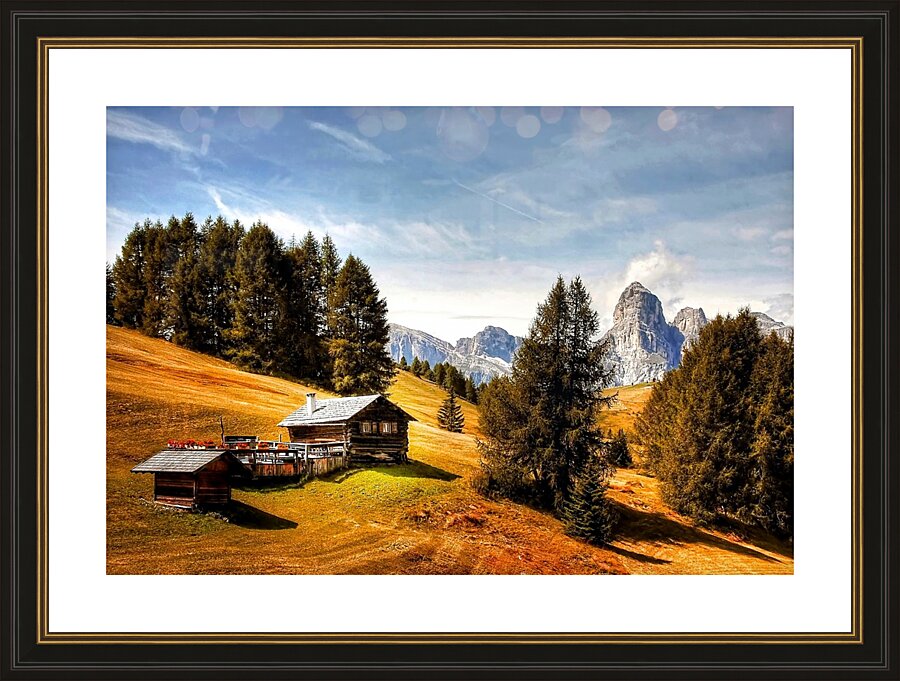 Mountain Italy Landscape Picture Frame print