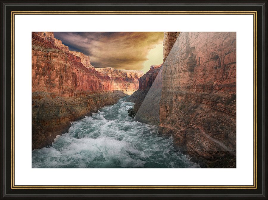 Water Below  Picture Frame print