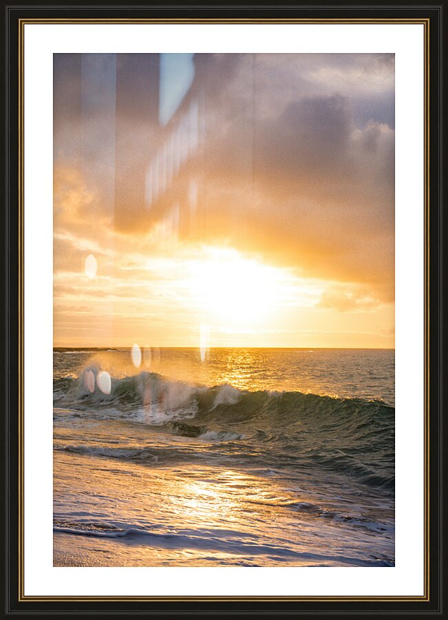 The Beach Of Kauai Hawaii Picture Frame print
