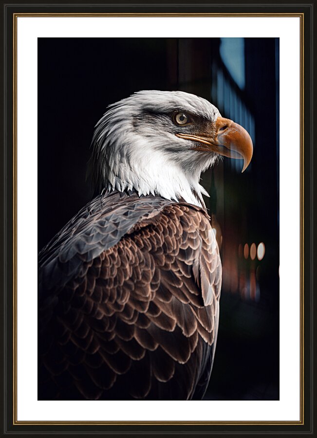 Bald Eagle Picture Frame print