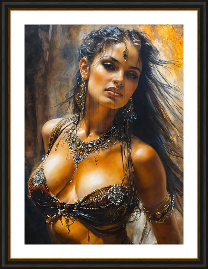 Belly Dancer Impression et Cadre photo