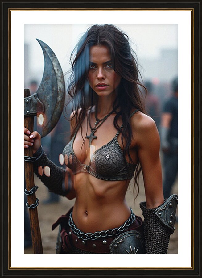 Warrior Princess Picture Frame print