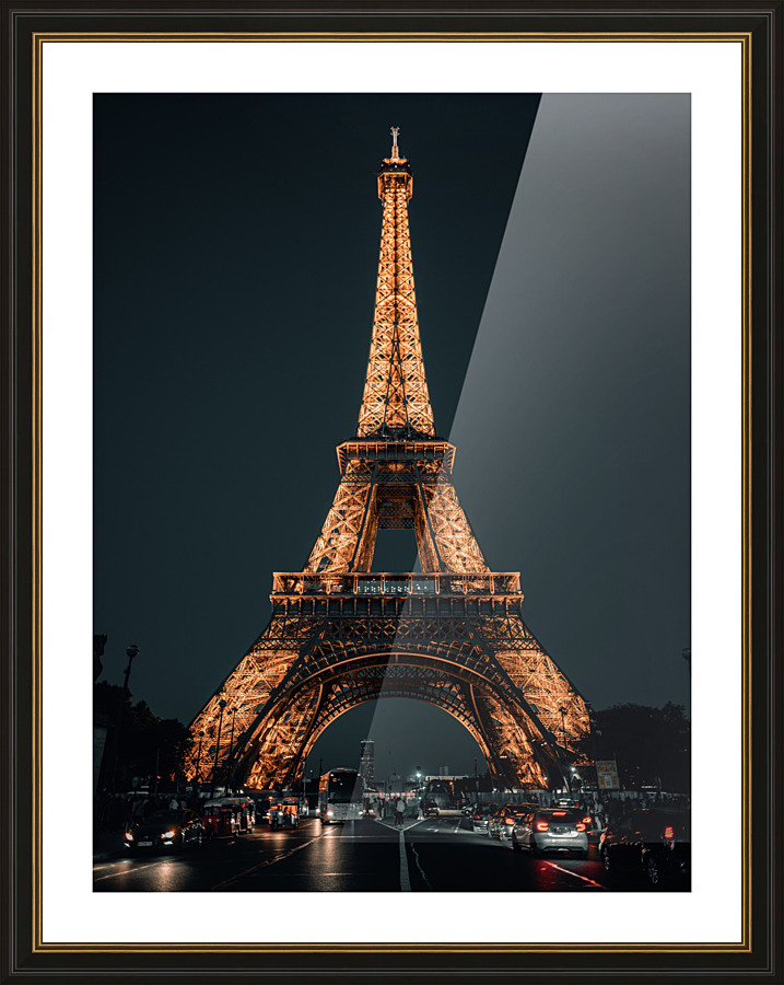 Eiffel Tower Paris Picture Frame print