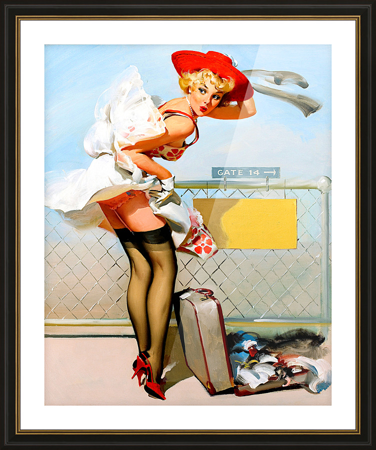 Broken Suitcase_OSG Picture Frame print