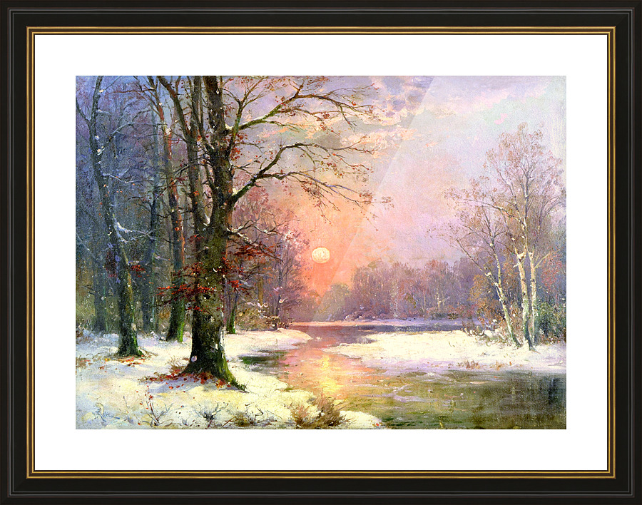 Sunset In Winter_OSG Picture Frame print