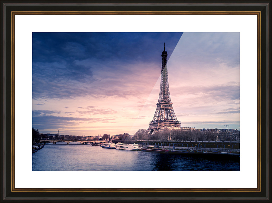 Eiffel Tower Picture Frame print