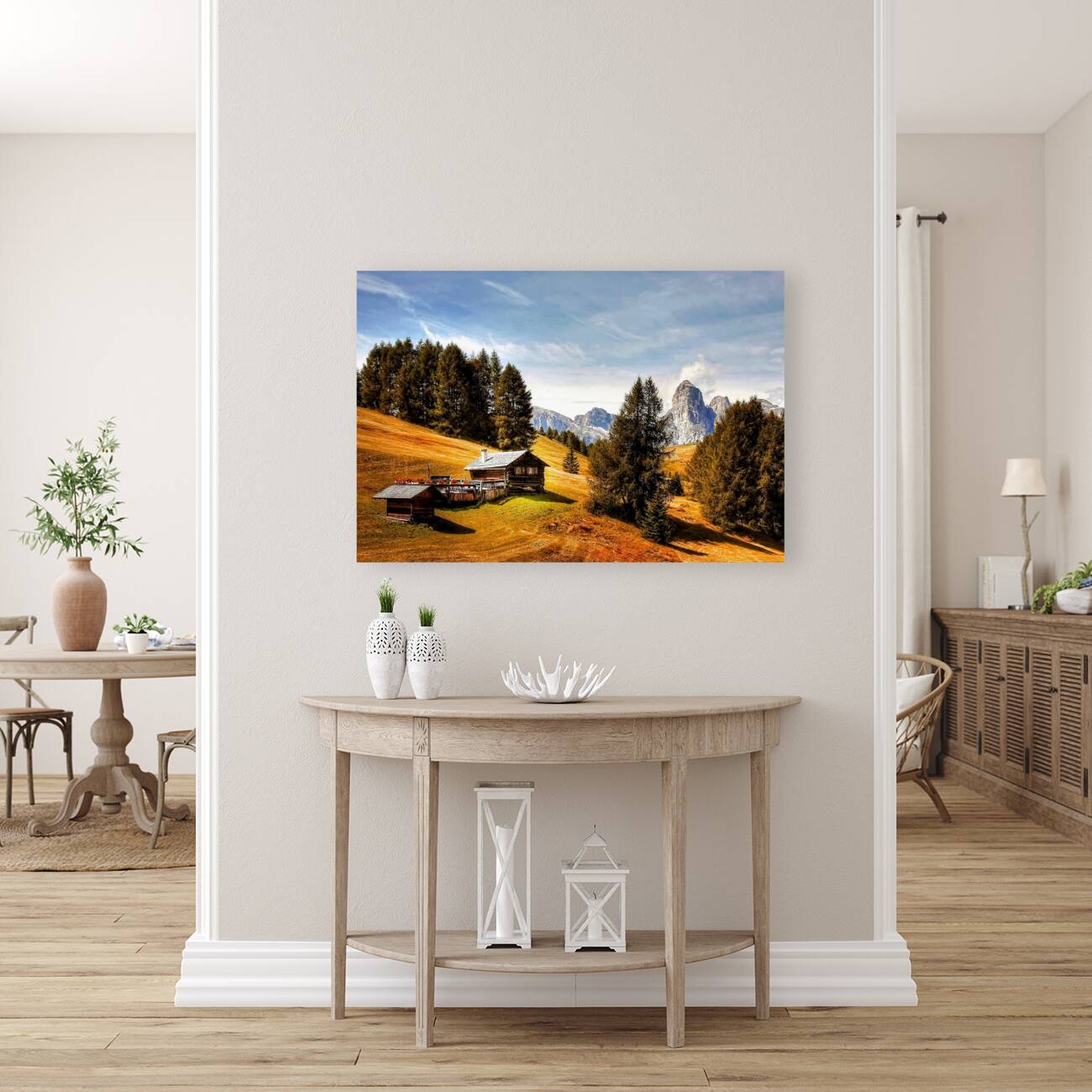 Mountain Italy Landscape Reproduction