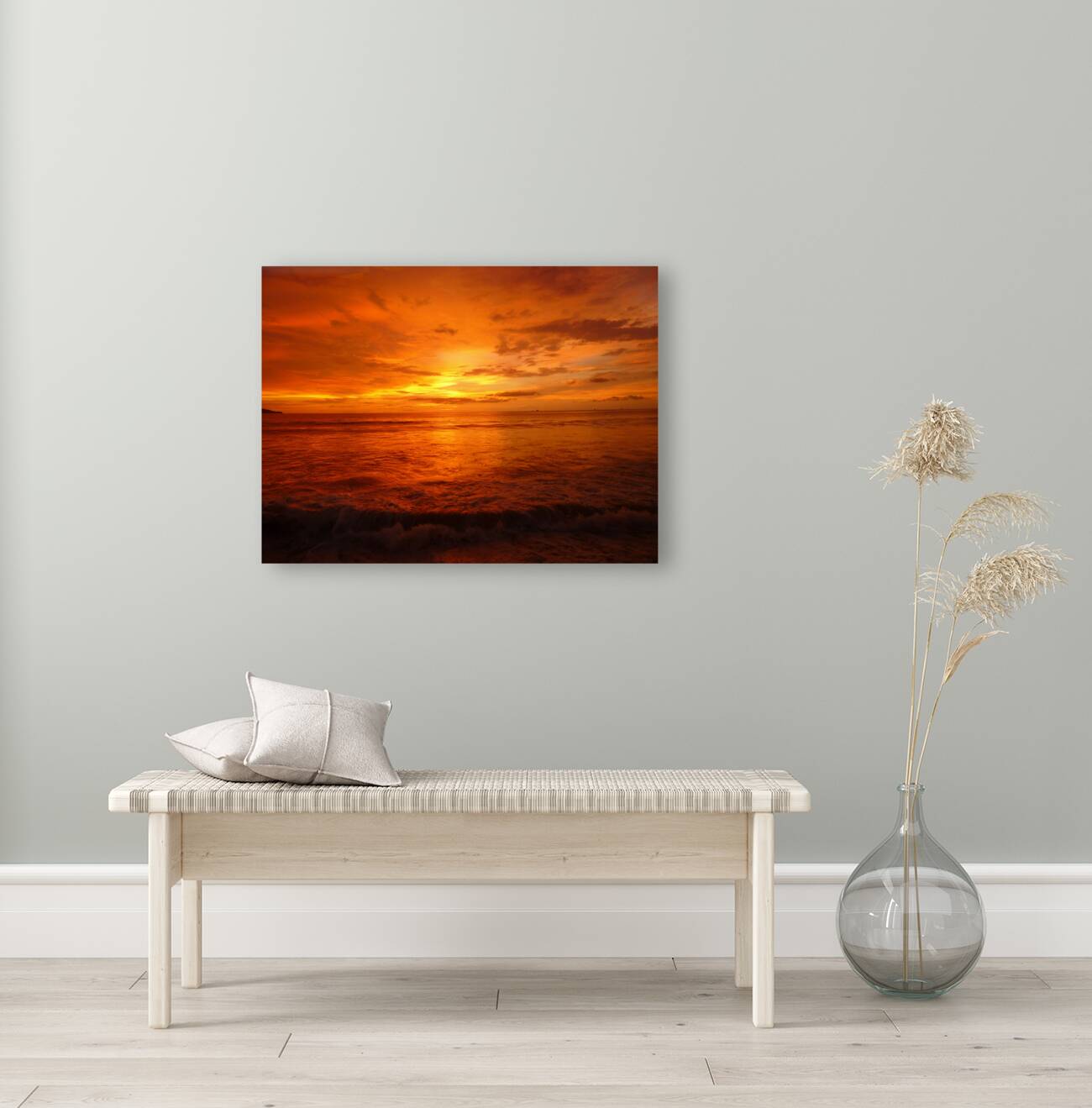 Beautiful Sunset Beach Reproduction