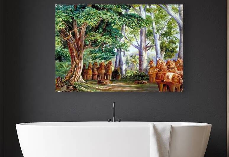 Baobab Trees And A Large Tamarind Tree_OSG by One Simple Gallery