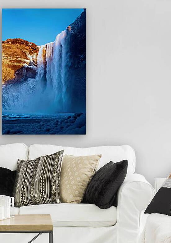 Waterfall Rainbow In Iceland by One Simple Gallery