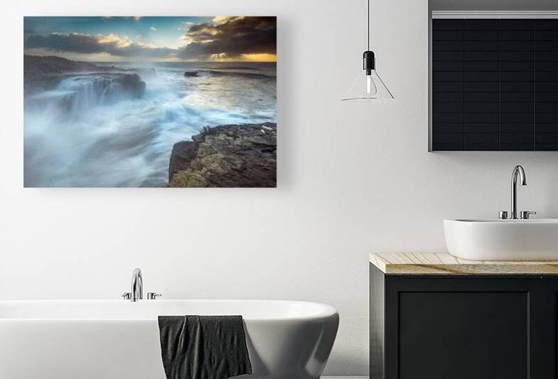 Spectacular View Of Waterfalls In Portland BIll Dorset  by One Simple Gallery