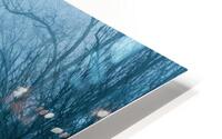 Creepy Eerie Cold Woods HD Metal print